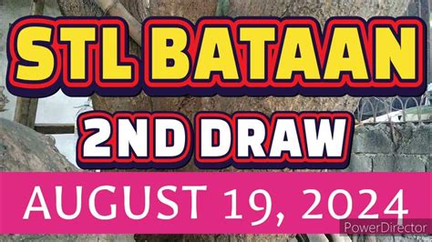 stl bataan today|STL Results Today Monday, May 13, 2024 .